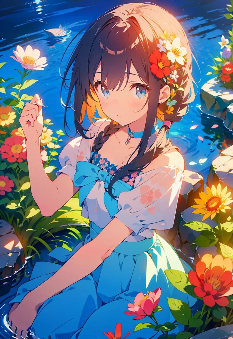 seabed is full of flowers