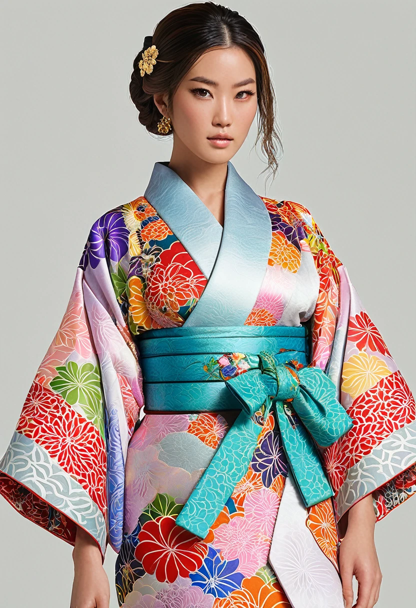 Outfit: Hailey Grice emanates the allure of Wano Kuni in her exquisite attire, effortlessly blending traditional Japanese style with a touch of fantasy. Adorned in a vibrant kimono adorned with intricate patterns and a wide obi belt, Hailey exudes elegance and strength. With her hair intricately styled and accessories inspired by nature, Hailey transports us to the enchanting world of Wano Kuni.
Body: Hailey Grice embodies the captivating spirit of Wano Kuni in her stunning ensemble. The vibrant kimono, adorned with intricate patterns and complemented by a wide obi belt, showcases her affinity for traditional Japanese fashion. With her hair intricately styled and nature-inspired accessories, Hailey captures the essence of the fantastical world of Wano Kuni, exuding both grace and strength.
Image: A high-resolution image captures Hailey Grice in her mesmerizing Wano Kuni-inspired outfit, showcasing the vibrant colors and intricate details of the kimono. The image beautifully captures Hailey's ethereal presence, transporting us to the magical realm of Wano Kuni, looking at viewer, masterpiece, best quality, highly detailed, desire, blush, (Beautiful and detailed eyes description), (beautiful and detailed face), Perfect female body, (Best Quality), (ultra-detailed), (master piece), (hight resolution), (Original), (the Extremely Detailed CG Unity 8K Wallpapers)