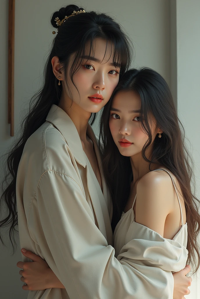 generate Xiao Zhan's pic with a long haired girl
Not historical but modern