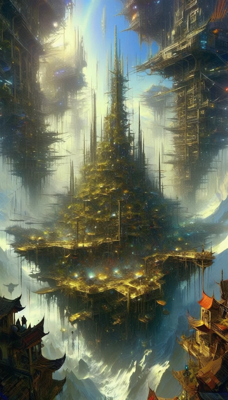 World of chaos, art inspired by Wadim Kashin