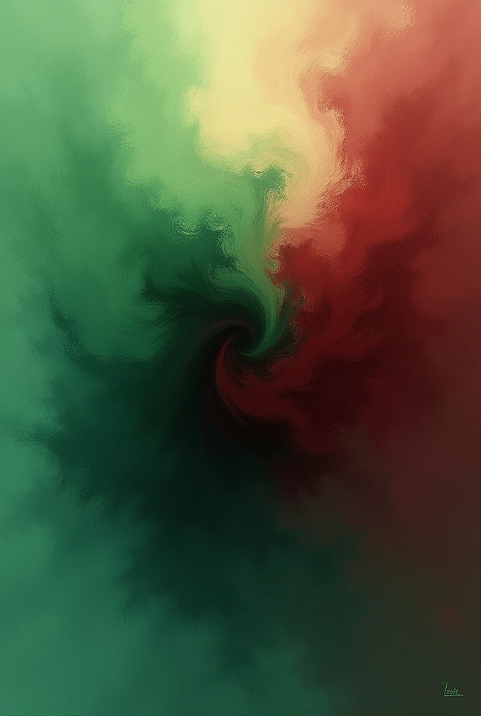 Mix colour of Green Maroon