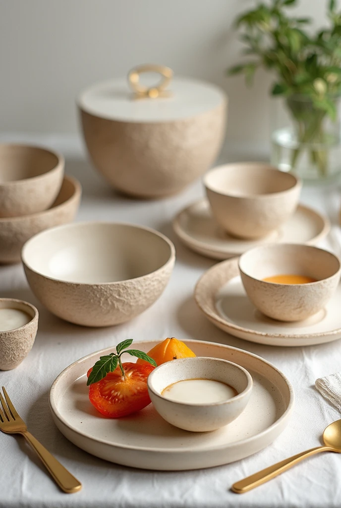 Recyclable Mushroom Mycelium An Innovative Approach to Sustainable Tableware topperware, container, utensils plates and made of mushroom