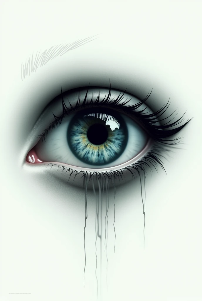 A logo for my company with the product of contact lense,at the center of the lense there is a dead eye.
