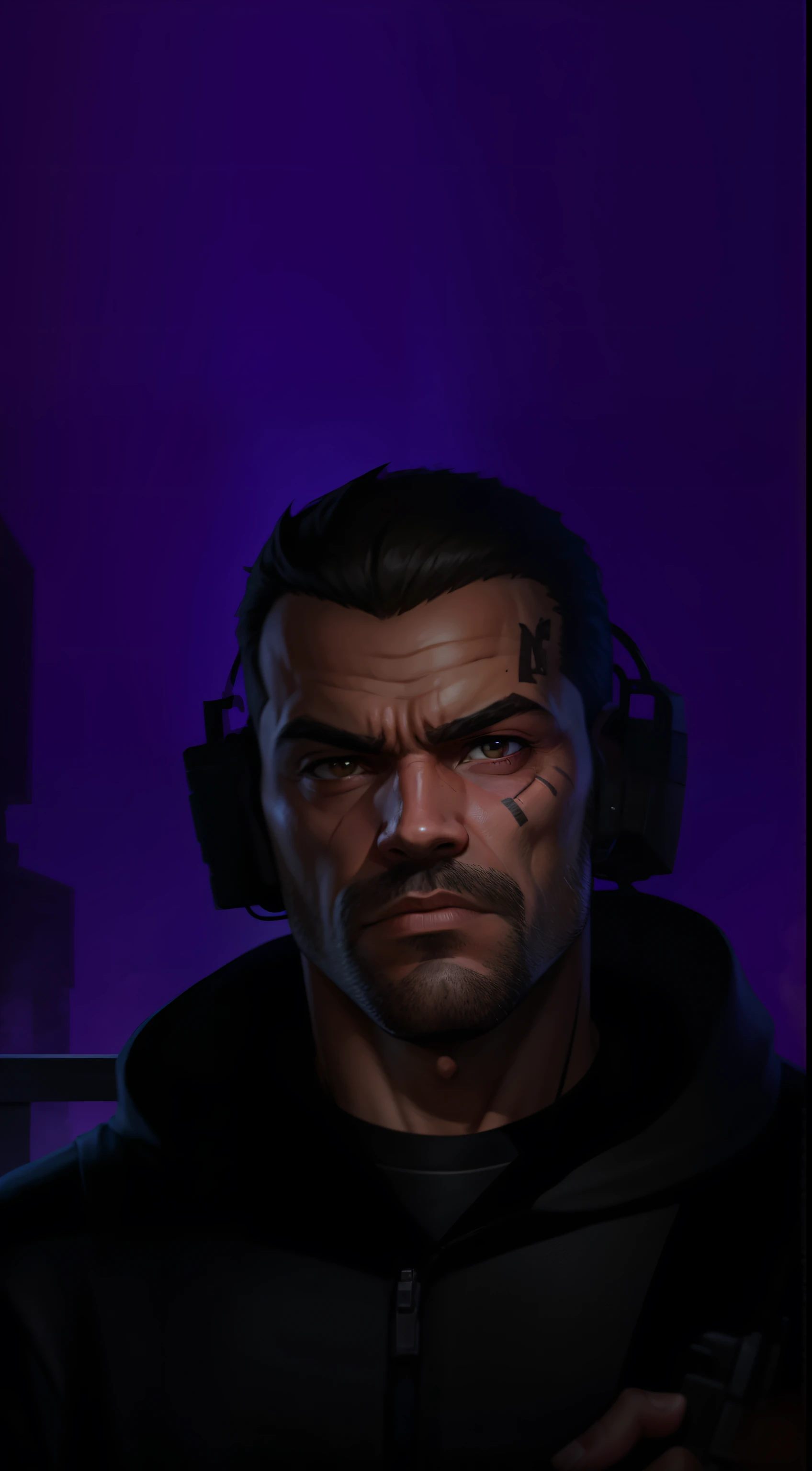 There's a man holding a gun on a wooden deck, gta character, as the protagonist of gta 5, estilo gta V, as a character from gtav, GTA5 style, gta v character, wielding assault rifle