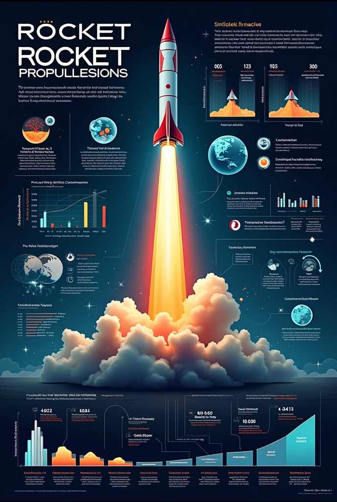 How can I get an infographic highlighting the advancements in the rocket propulsion including the points