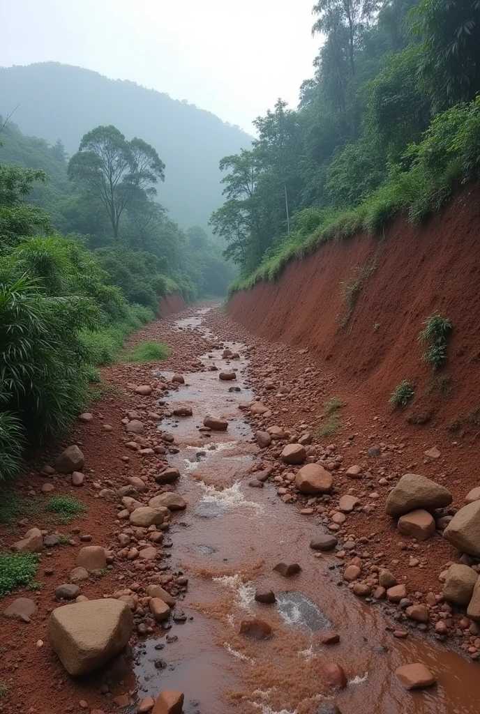 in kerala place called vayanadu has stuck in land slide due to heavy rain fall put some big rocks