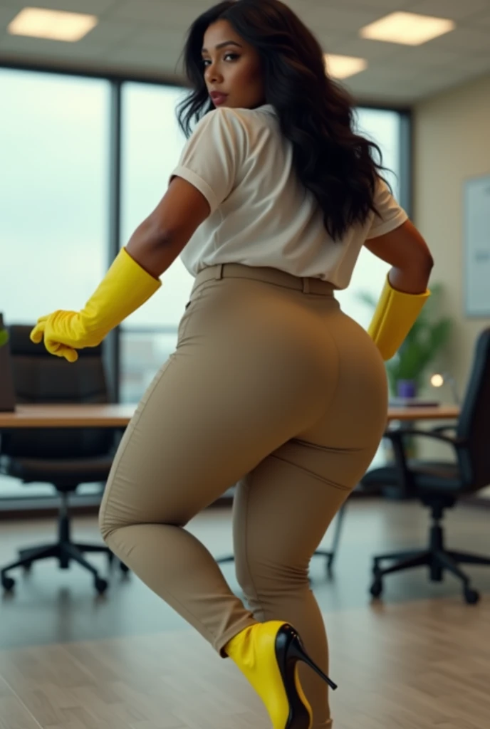 (high quality:1.3), (photo realistic:1.2)
security guard woman, wearing security uniform, taser, baton, (dynamic pose:1.4), skin pores, wide hips, thick thighs, crotchless cargo pants, crotch cut out, pussy, (pussy:1.4), no panties, boots, long hair, baseball cap, standing,
shopping centre, mall, mall interior, inside shop, shoppers in tha background, crowd in the background, grocery store, . 
<lora:CrotchlessPants:1>,  <lora:oiled skinv1:0.8>, <lora:IllustrationCurvyStyle2.0:1>