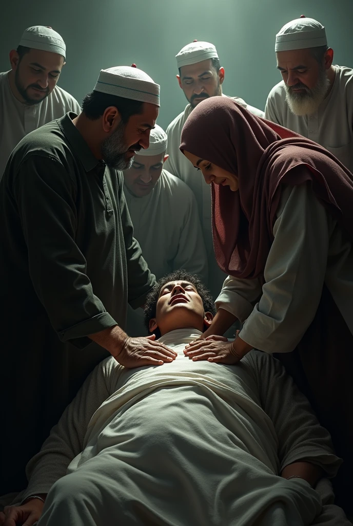Death Muslim community he is wife very panic