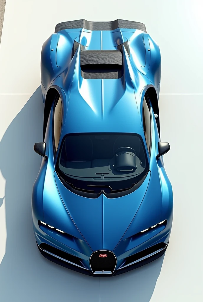 Top view of Bugatti