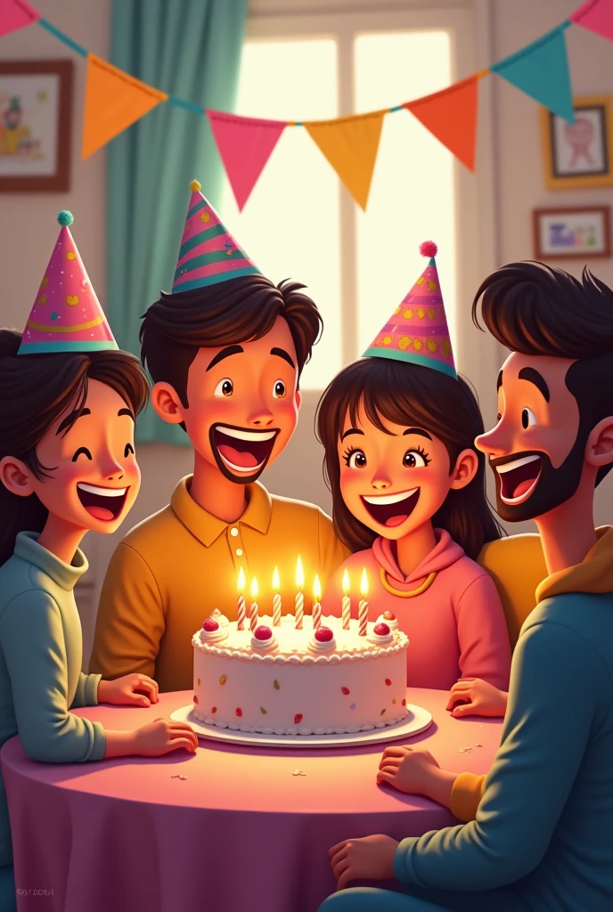 Celebrating birthday
