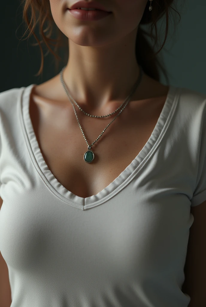 (head of&#39;artwork, Photorealistic:1.4, extremely complex:1.3, radiosity, photon maping, dtx, 8k), ((((necklace close up, t-shirt blanc, wetty, [mediuml breasts:tetas grandes:0.8])), wetty, [skin detail:freckled:0.7], naturel, 19 year old teenage model), Dark room, ((douche en pierre, douche en verre, to do the housework)))
