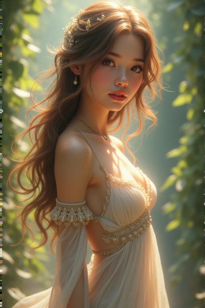 I am jude, a girl with a slim figure and soft features, such as my heart-shaped face. I am is pale and my eyes are exact color of walnuts. My hair is brown, the color of a willow tree. The hairstyle I wear is braided horns. I have fuller breasts and larger hips. And I am 5’5 tall.