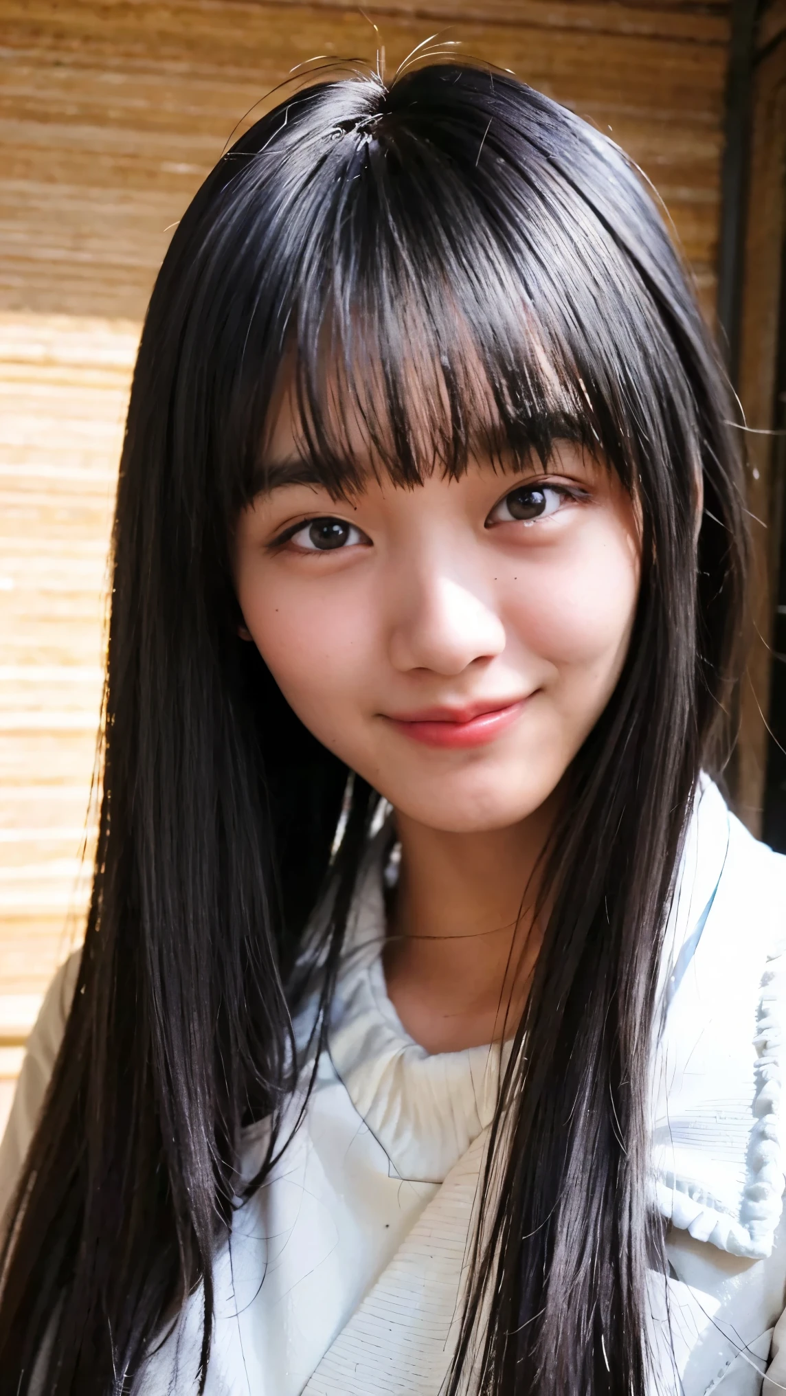 Everything modern:1.66, Cute Japanese Women Photos, smile, 20-year-old, Oil and hair palm for one-length straight hair:1.55, (photo Realistic:1.4), (hyper Realistic:1.4), (Realistic:1.3), (Smoother lighting:1.05), (Improving the quality of cinema lighting:0.9), 32K, 1 girl,20-year-oldの***, Realistic lighting, Backlight, The light shines on your face, Ray Tracing, (Bright light:1.2), (Improvement of quality:1.4), (Highest quality Realistic textured skin:1.4), fine grain, Detailed face,(smile:1.0), (Emphasis on face close-up:1.3), (Enhances the beauty of skin texture:1.1),((Extremely precise and accurate anatomy:1.0)), (Enhances the beauty of skin texture:1.1), Clean and glowing skin, mesh, thin:1.2, (Realistic:1.3), Realisticなライティング, (Smoother lighting:1.05), 32K, One Japanese woman, fine grain, Detailed face, (Film Grain:1.1),(Accentuates body lines:1.1), High resolution, Natural look, Kind eyes, Improves hair quality, Delicate light and shadow, Transparent muscles, Graceful pose, Beautiful Eyes, Sharp details, Soft light reflection, Beautiful contours, Delicate skin tone, Fine hair texture,Cute Japanese Women Photos,