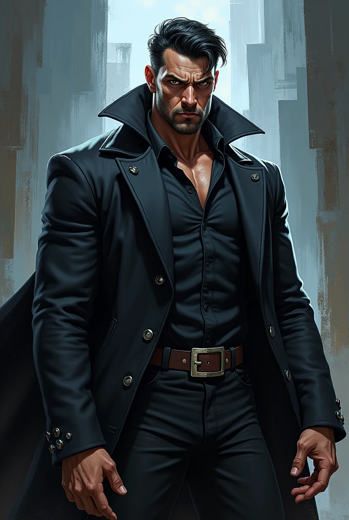 A sigma and fear image cartoon and he is very dangerous man in the world