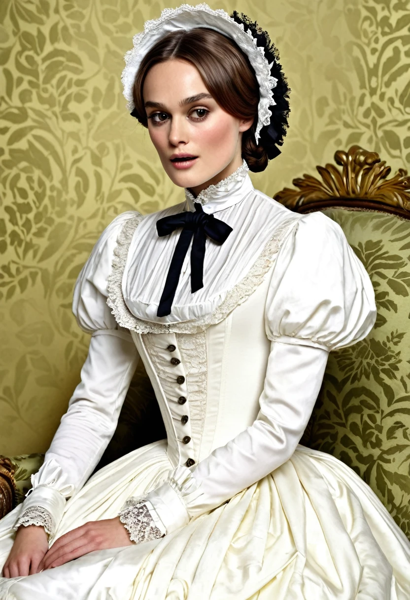 keria knightley Victorian. attire sucking cock