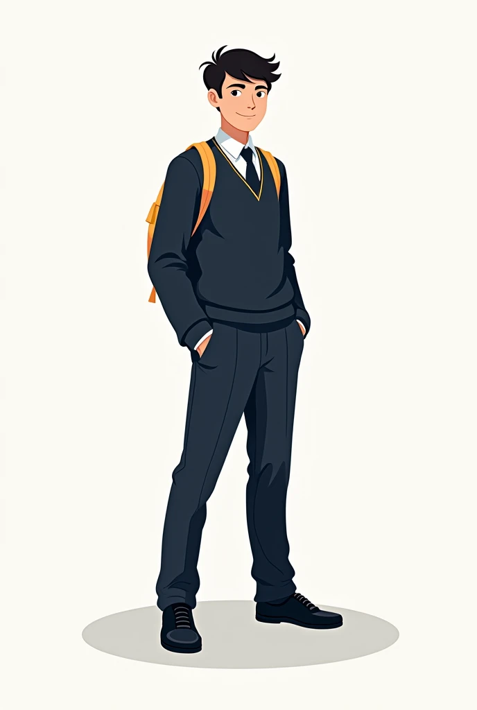 School captain logo  with a simbol 