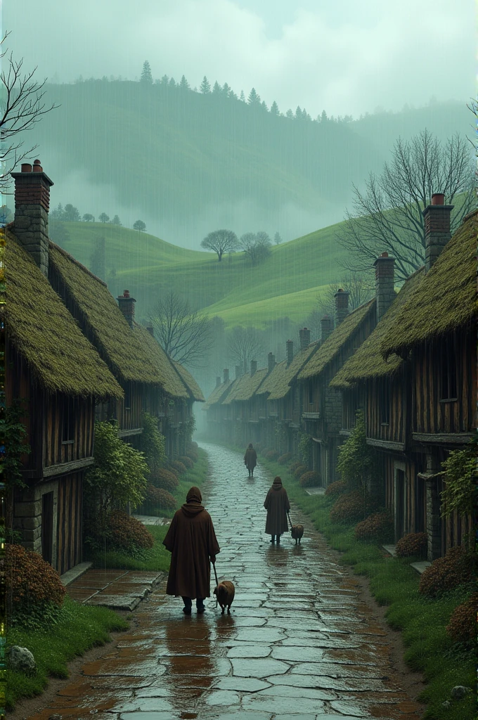 Village rainy season 