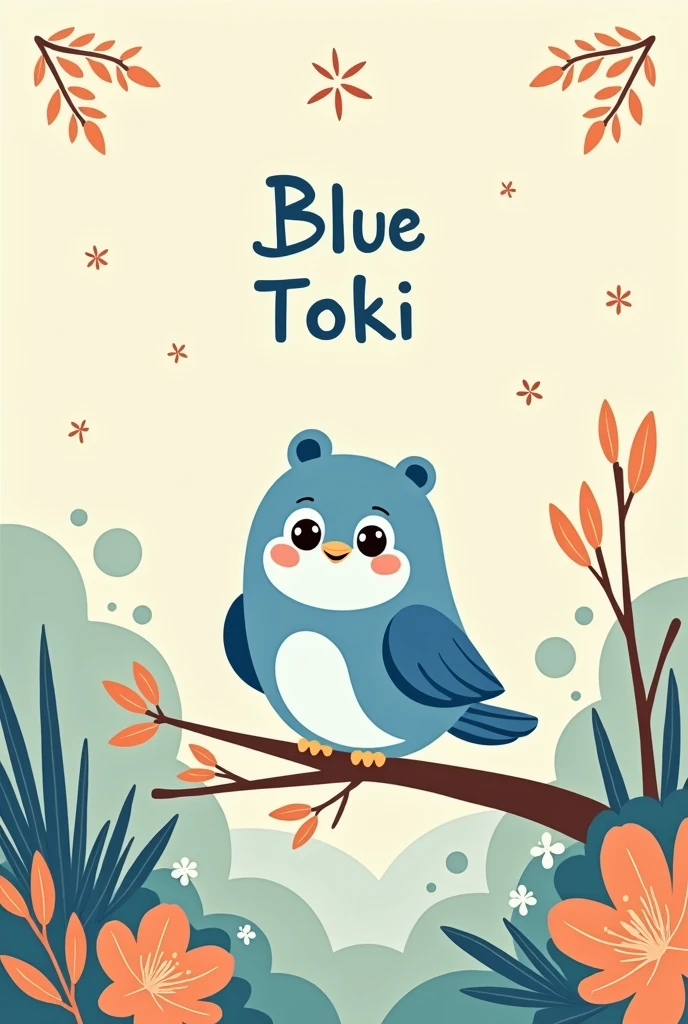 A poster for my cafe blue toki