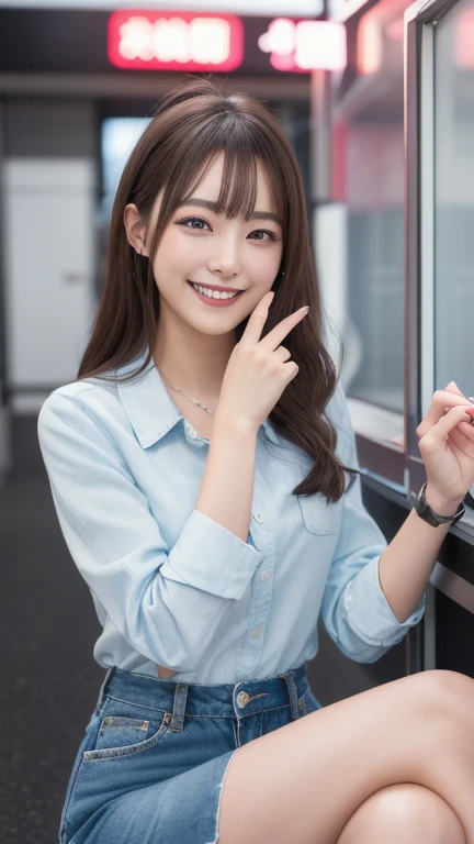 (8k, Ultra-high resolution, Highest quality),(23 years old:1.2)、(Big smile)、(avert your eyes)、8k、Japanese girl&#39;s life々Beautiful portrait、Photorealistic、Ultra-high resolution、Highest quality、 (Big Breasts, Cleavage:1.5),(Grabbing colorful breasts、High Leg Ultra Fine Micro Bikini、Small Area:1.8)、(From below:1.2)、Standing with your legs apart、Spread your legs、Lift your chest with both hands、(Panty shot:1.2)、 (Natural skin texture、Detailed skin、Hyperrealism、Ultra Sharpness)、Intricate details、Depth of written boundary、Japanese Idol System、Gravure idol pose、actress、Fashion model posing、Big Tits、Short blonde bob、Thigh opening、M-shaped feet、Ample breasts、Blonde Gal、Show me your armpits、Big eyes、Bans、eyelash、mansuji、Sideways Breasts、Lower Breast、Captivating look、Nipple Contour、Crotch Contour、Spread your legs、Bow-legged、Accentuate your breasts、Pinch your chest、
