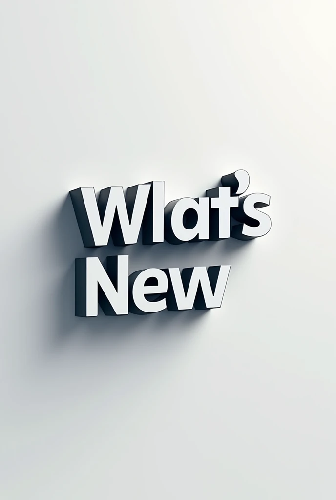 Make logo on the name of "What's New"