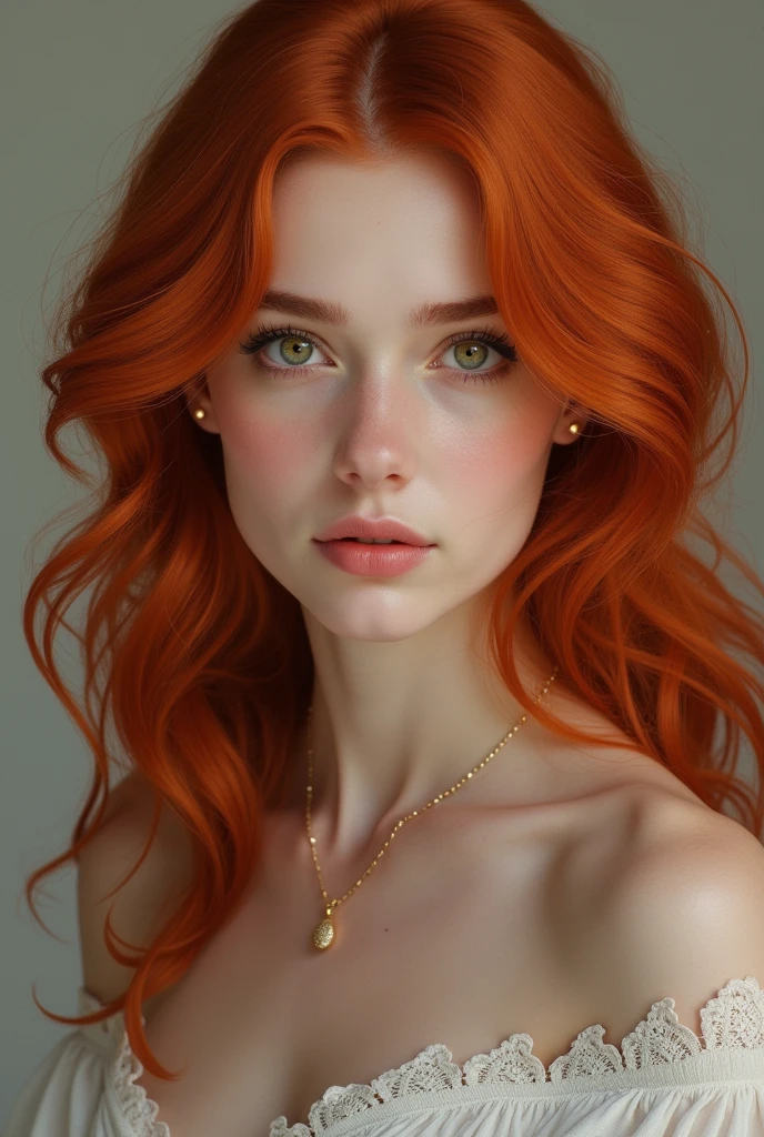 red-haired woman