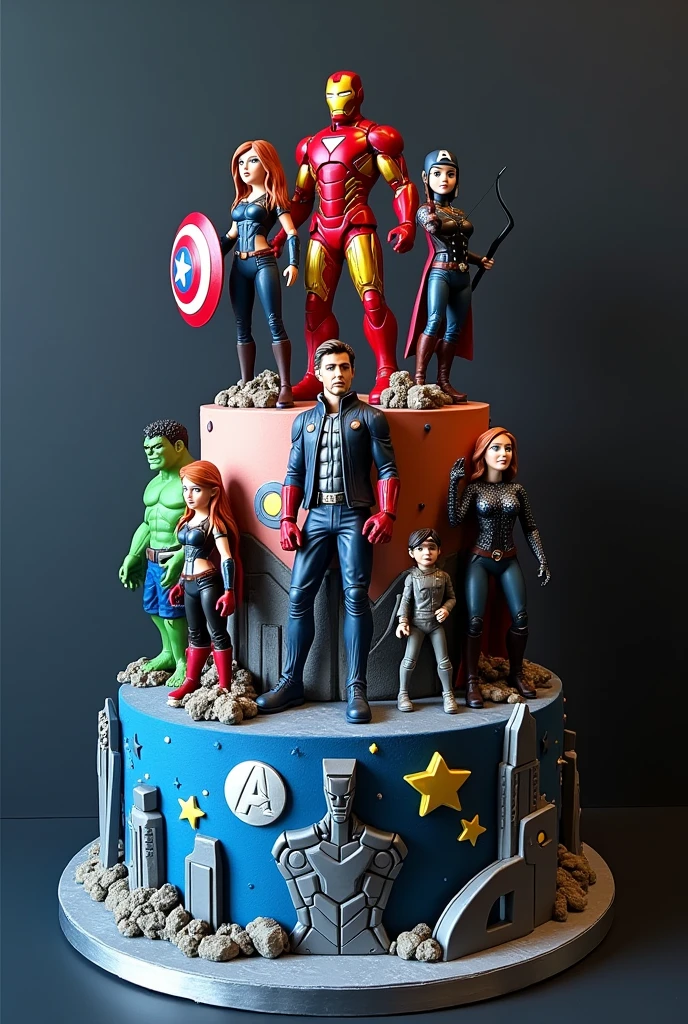 MCU Avangers Birthday cake