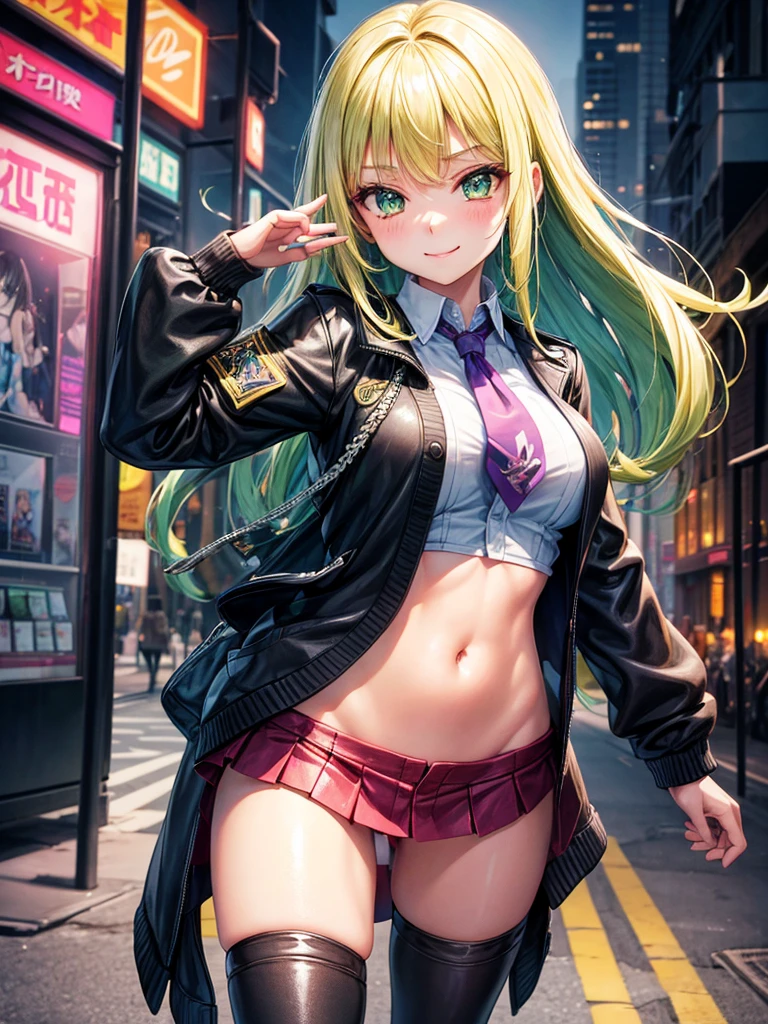 middle School girls,smile,Beautiful girls,Beautiful girl from another world,Gun of the Future,A girl holding a gun in each hand,leather jacket,The best quality to get you horny,Psychic,Wizard,battle,Colorfulな髪色,Perfect Girl,Super cute girl,Cyberpunk Background,Cute uniform,Uniform of the Future,Wearing a cardigan,Long Hair、Sparkling eyes,She has her bangs down,Colorful,Ultra HD,Young girl,sex,Green Eyes,Naughty Girls,Full body image,Big Breasts,Beautiful Girl's Paradise,Fashion Girl,Naughty Girls,Beautiful Girl Country,High-dimensional beautiful girl,A beautiful girl who transcends everything,So beautiful,Absurd,Beautiful girls,