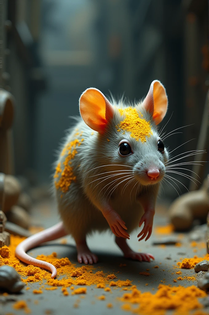 A rat stained with Zenzero