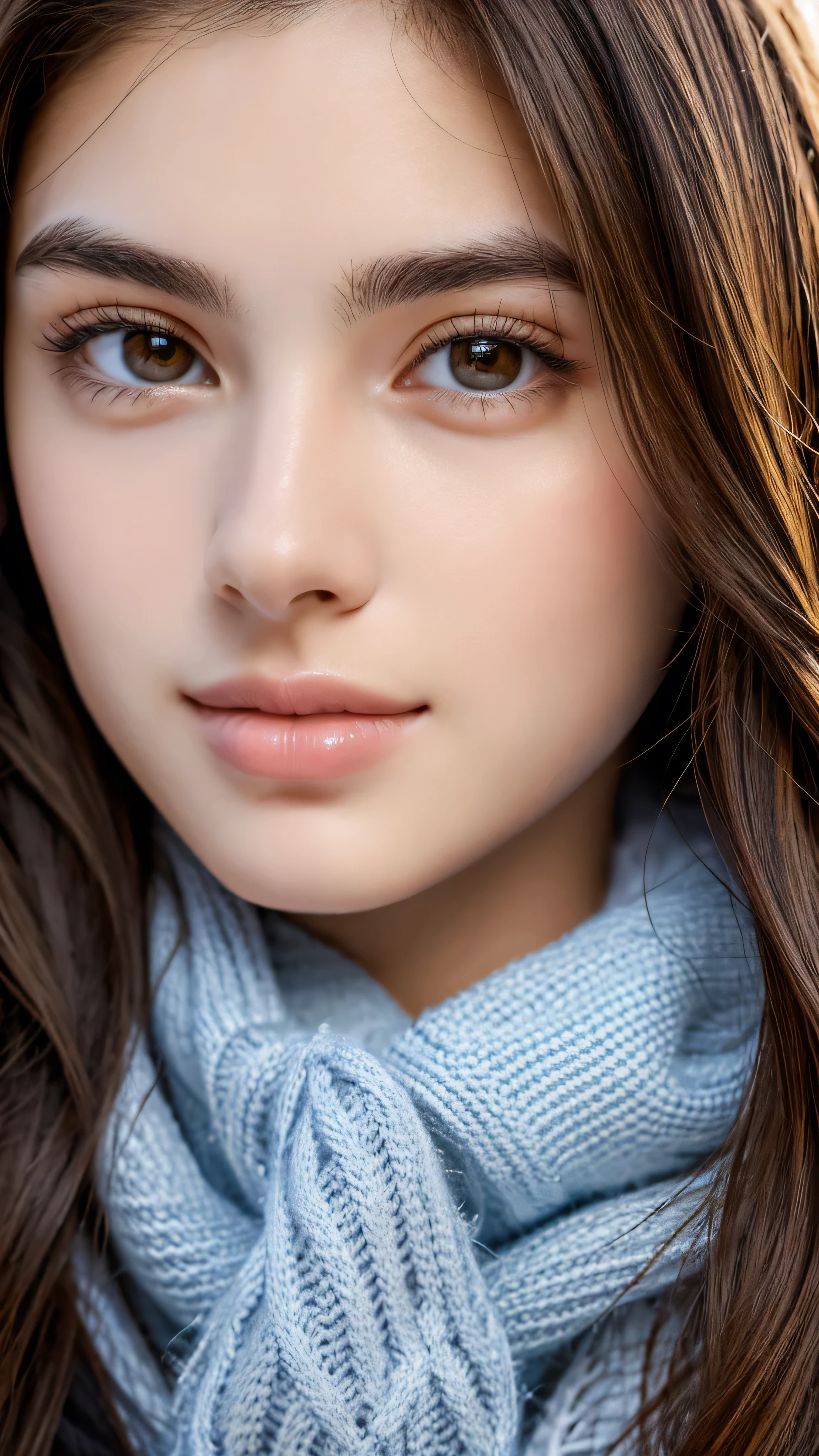 cute italian college student, Winter Fashion, Photorealistic, Detailed skin, Detailed face, Detailed lips, Fine eyebrows, The pupils shine, Depth of written boundary, Accurate, Super detailed, 最high quality, High resolution, Anatomically correct, Textured skin, Attention to detail, high quality