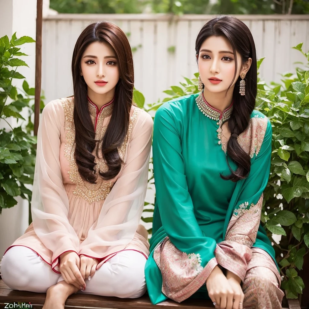 Kurta girl Zohain name and kameez boy Zohaib name