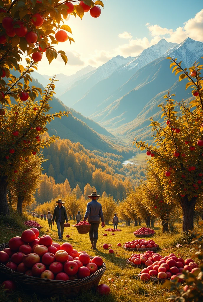 Apple season in kashmir