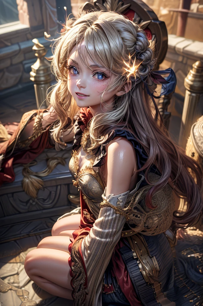(Skin Indentation:1.5), Realistically, Realistically, (masterpiece:1.5), Concept Art, Intricate details, Very detailed, Realistically, Octane Rendering, Dynamic poses, Best quality, high resolution, (Realistic face:1.1), (Surrealism:1.1), ((full_Body)), Perfect eyes,(Shiny skin:1.2), (((hairstyle))), (((Perfect hands))), (Very detailed的背景), ((castle)), (Light), ((1 Girl)), Wearing a robe, (((Flowing Cape))), ((Delicate eyes, High quality eyes, High quality face shape)), (Extremely complex robe, magic长袍), Short and delicate hair, ((cast lightning)), electrical,(( Rotating flame)), Radiant force, spark, smoke, magic, epic, battlefield, Depth of Field, blur background, 4K, Gothic, ashes, particle,Wide field of view,Long-range shooting((Small Breasts))(Smile)Deformed human soul