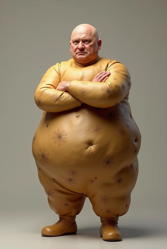 Alexander Lukashenko in a potato costume