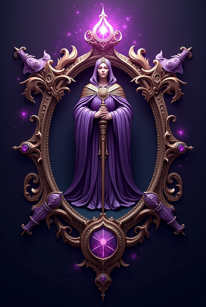 Create mage 10 crest purple