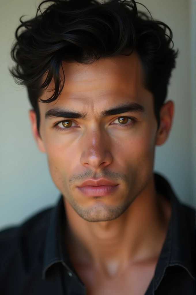 good looking male Black Hair