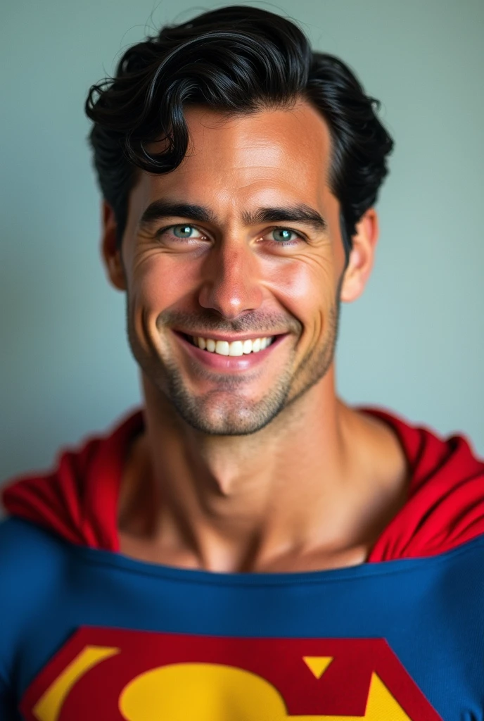 Full face of Superman smiling For whatsapp dp