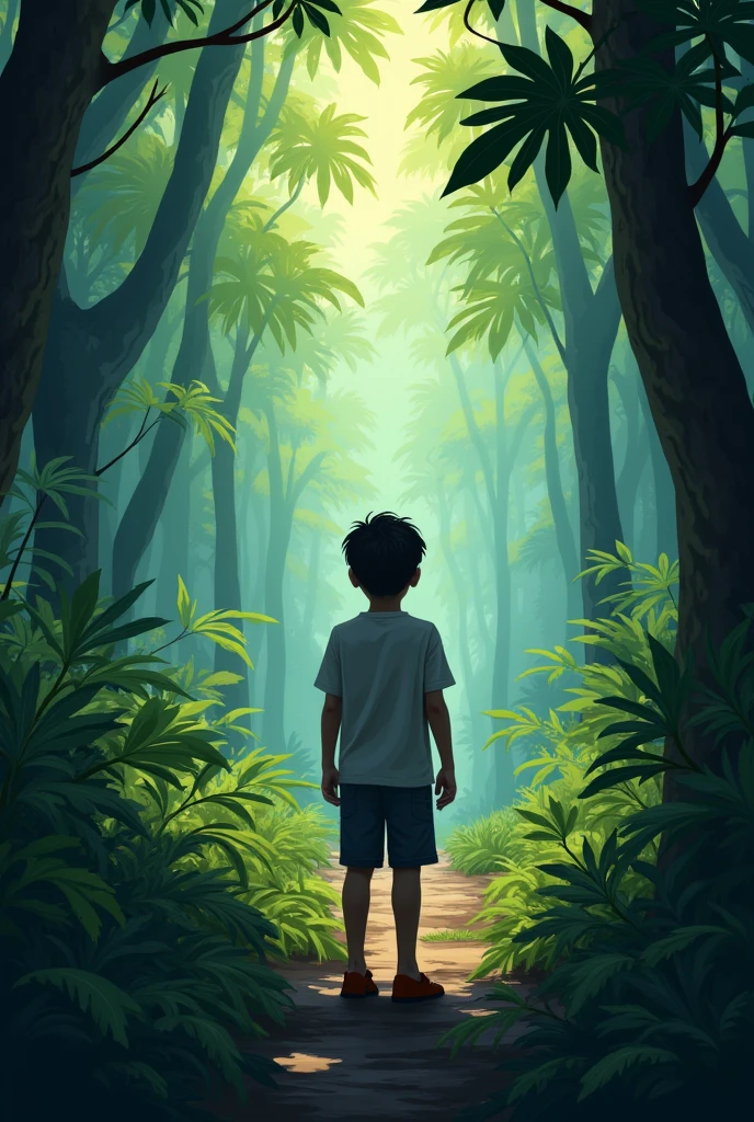 A boy lost his jungle