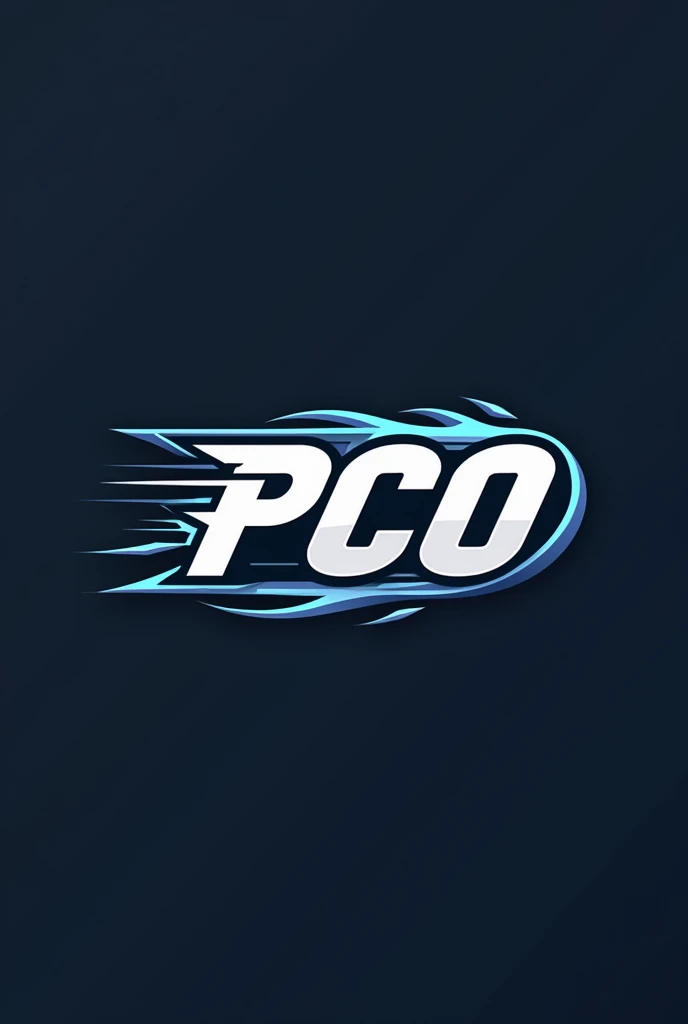 sport logo with PCO word on it and look fast image 
