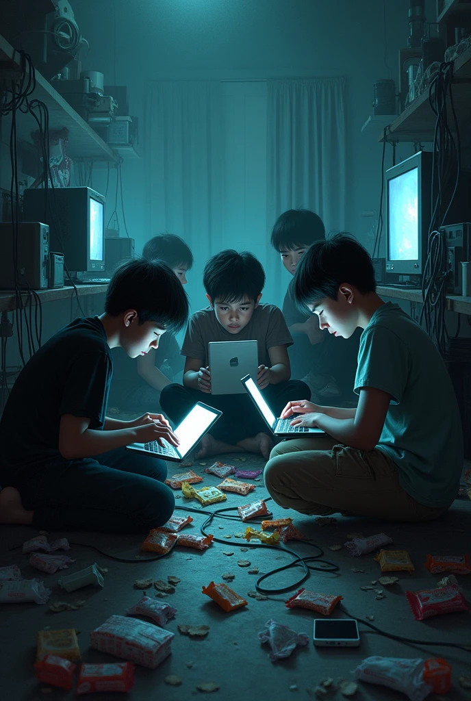 Prompt  bad addiction of today's youth generation with internet 
