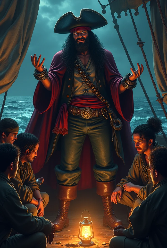 Blackbeard tells a story(one piece)