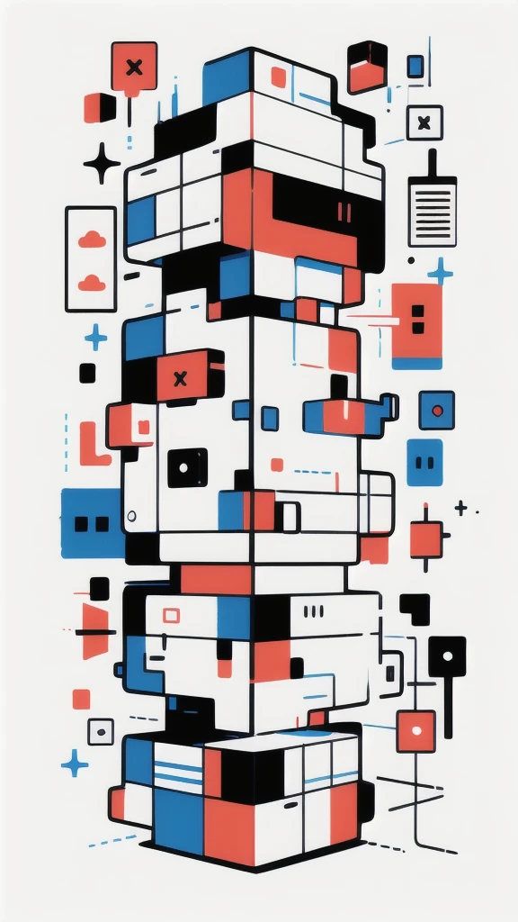 One person,Cubism,Fragmented,Geometric,Multiple Perspectives,Abstract,high density,Intensive、high quality (masterpiece, 最high quality, high quality, High resolution, Very detailed)、colorful、colorful