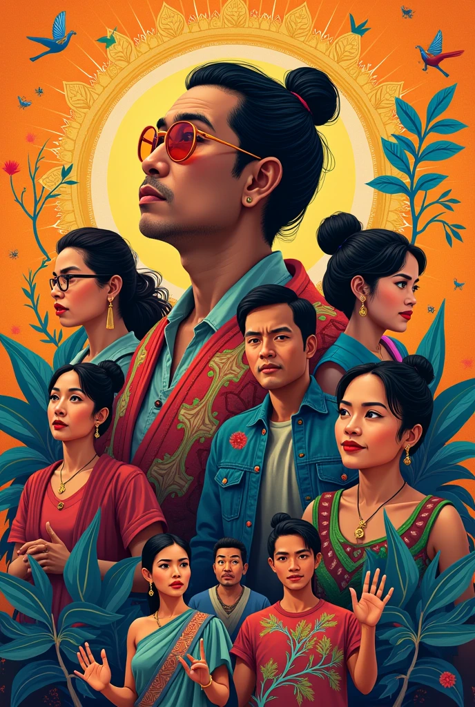 poster about filipino artists roles and contributions to contemporary arts