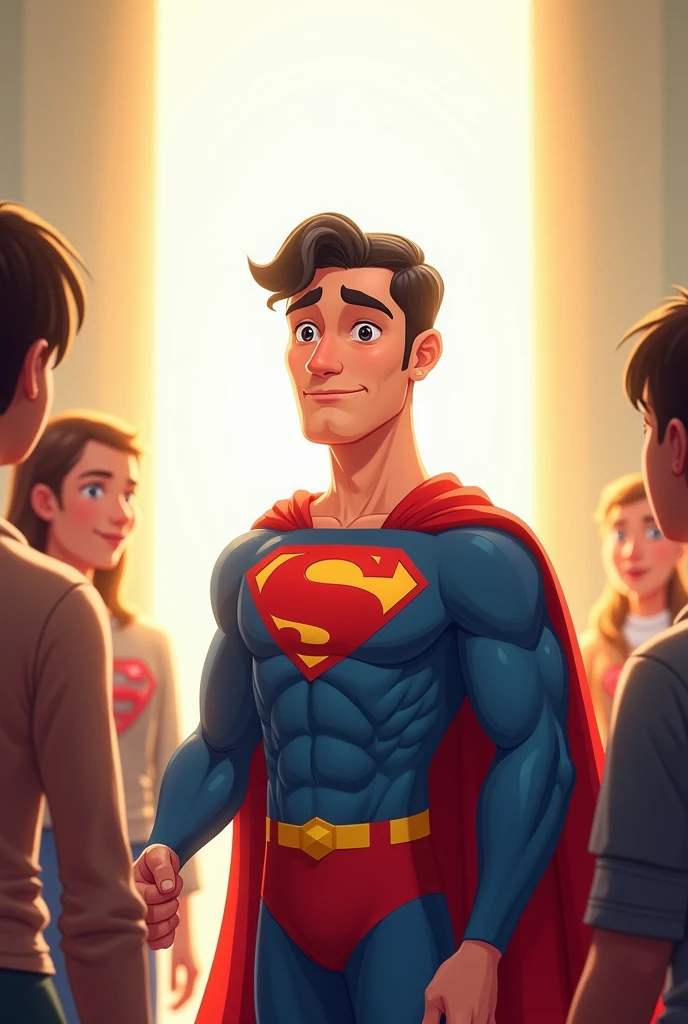 Father is his son's hero