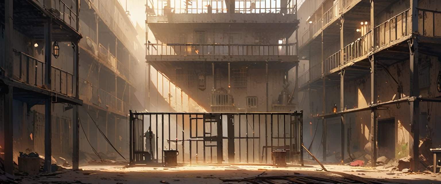 prison,concept art,pirates in prison