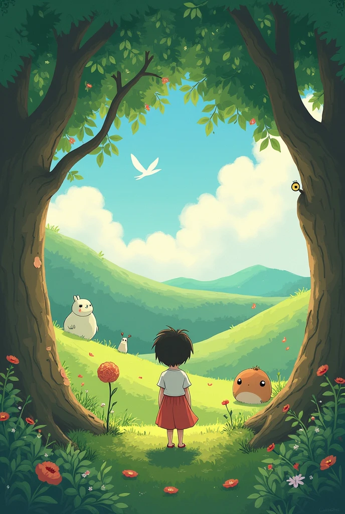 Ghibli anime style