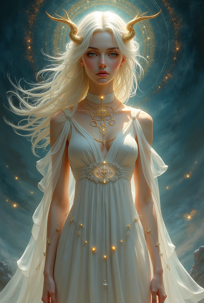 make a god of harmony,light and dark and its a boy