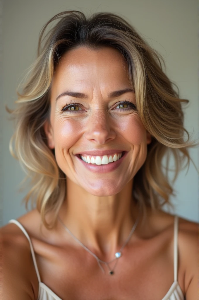 Profile image of a woman with a smile that shows that she always buys well on the internet and is a housewife