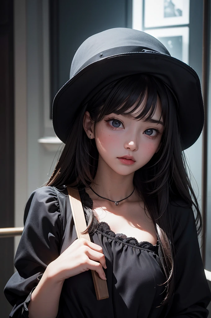 Highest quality, masterpiece, cute, beautiful, ((Girl)), , Expressions of despair and pleasure, Dark atmosphere