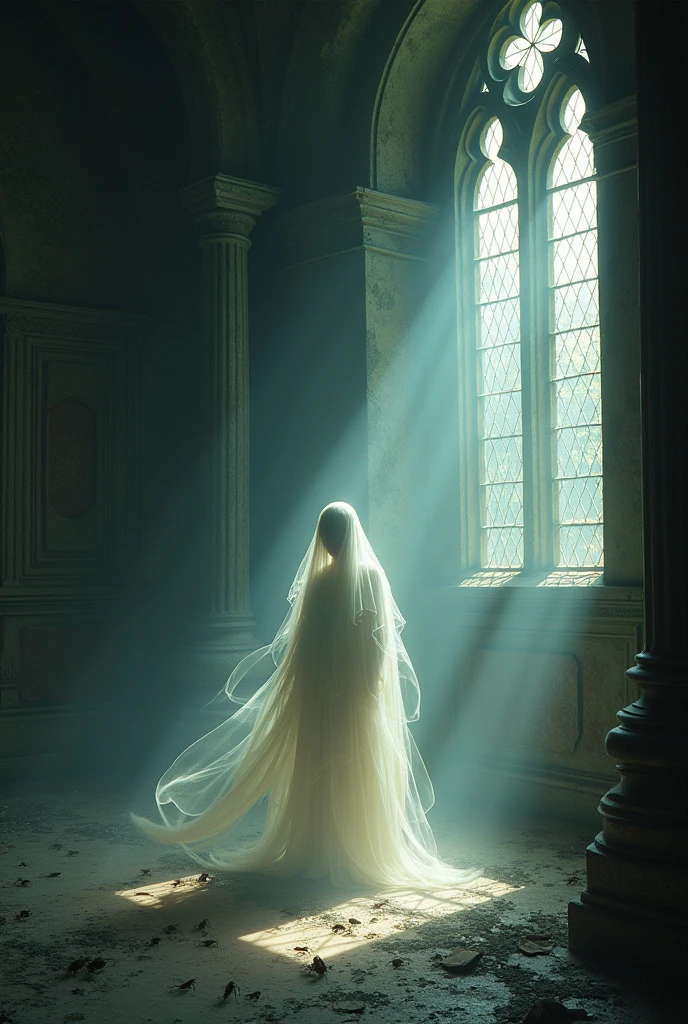 Inside a castle a room with webs and cockroach o
And a friendly.foggyy spirit friendly foggy spirit roaming around 