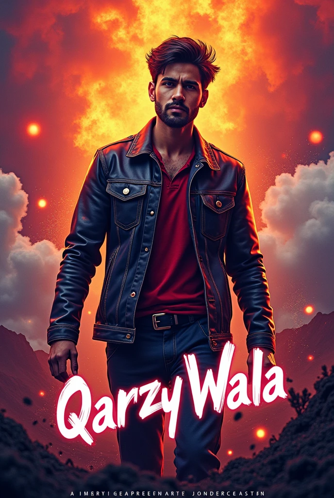 Hey... create a image for my YouTube video thumbnail amd write
Qarzy Wala on the image